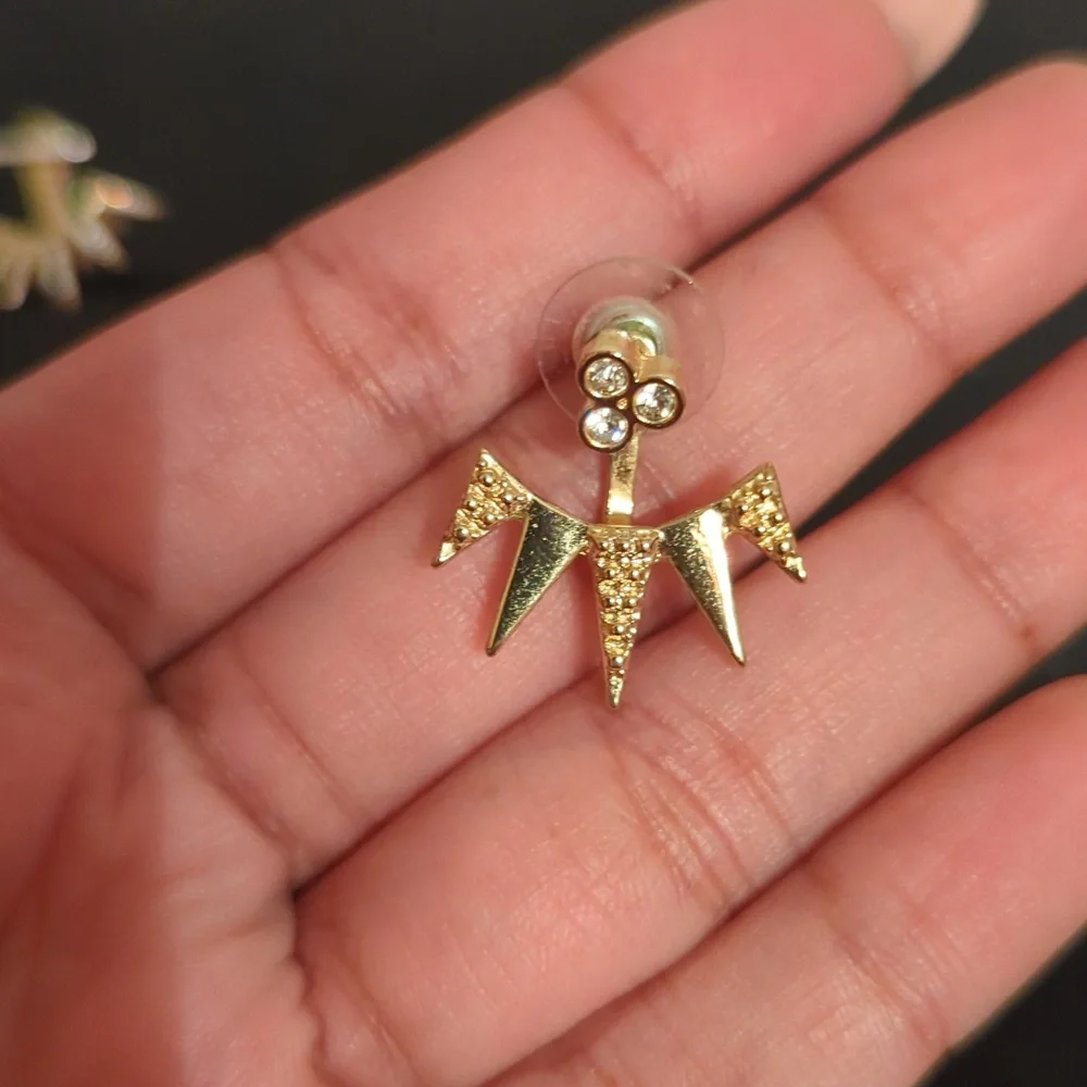 Sugarfix By Baublebar Gold Triangle Stud Earring Jackets